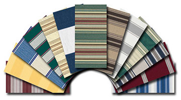 Sunesta fabric selection swatches