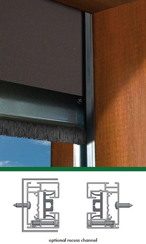 Retractable Screen Recessed Mount