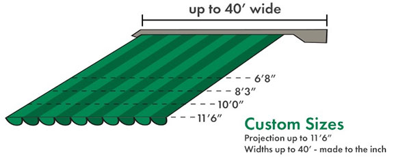 The Sunstyle size chart