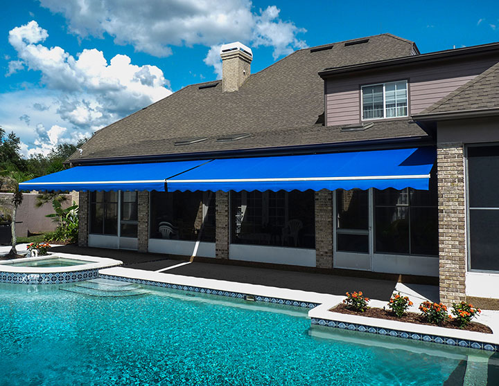The Sunlight Retractable Awning by Sunesta