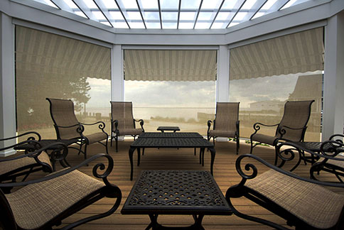 The Sunesta Sunroll, retractable screen.